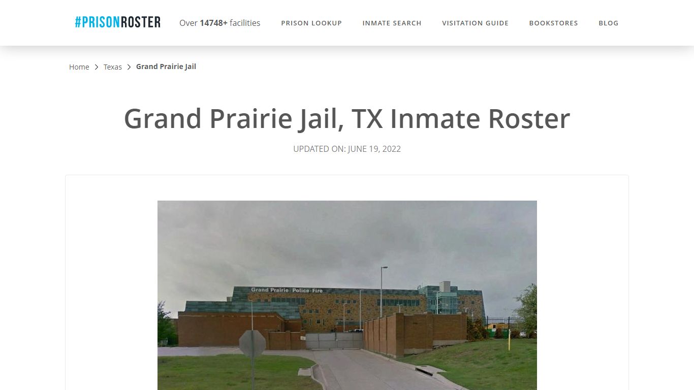 Grand Prairie Jail, TX Inmate Roster - Prisonroster